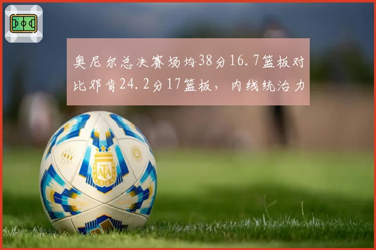 奥尼尔总决赛场均38分16.7篮板对比邓肯24.2分17篮板，内线统治力谁更胜一筹？
